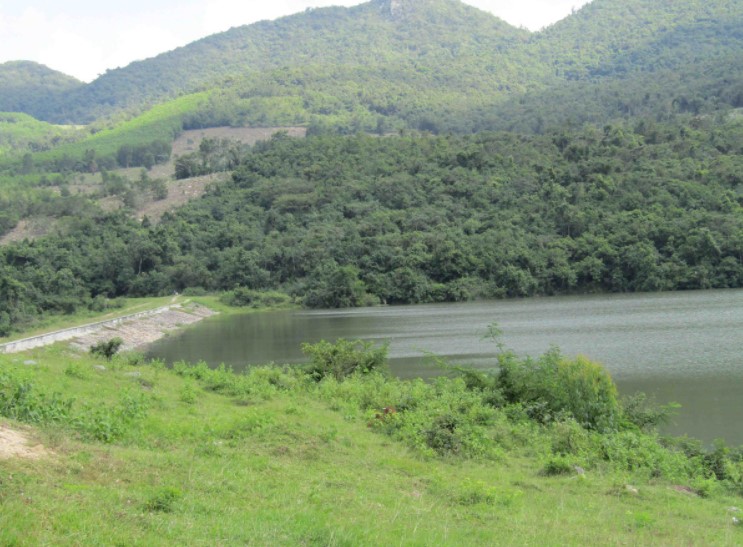 Khu vực hồ Tà Niêng có diện tích rừng tự nhiên, rừng trồng, đất trồng cây ăn quả, cây hàng năm 