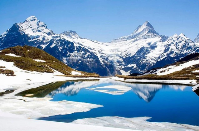 Biến đổi khí hậu đang làm tăng tốc quá trình hình thành hồ mới trên dãy Alps. (Ảnh: Cultura RF).