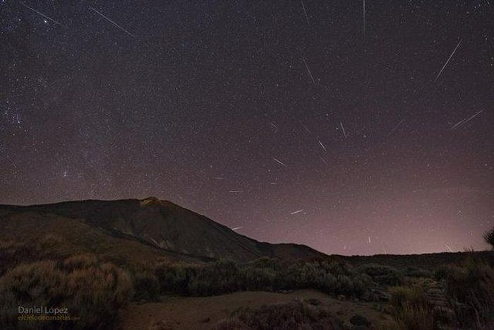 Mưa sao băng Quadrantids (Nguồn: NASA)