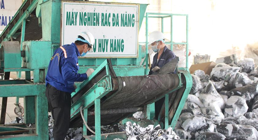 Xử lý chất thải công nghiệp thông thường tại huyện Vĩnh Cửu, tỉnh Đồng Nai.